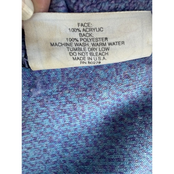 Black Mountain Twilight Moose Plush Fleece Girls Youth Jacket Size 6/7 Purple - Picture 4 of 5